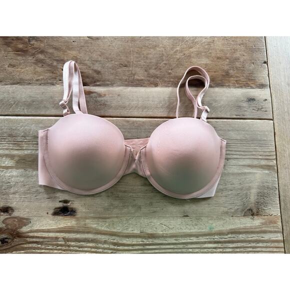 Victoria's Secret Macaron Beige 34C Bare Illusions Uplift Strapless Bra VS - Picture 1 of 2
